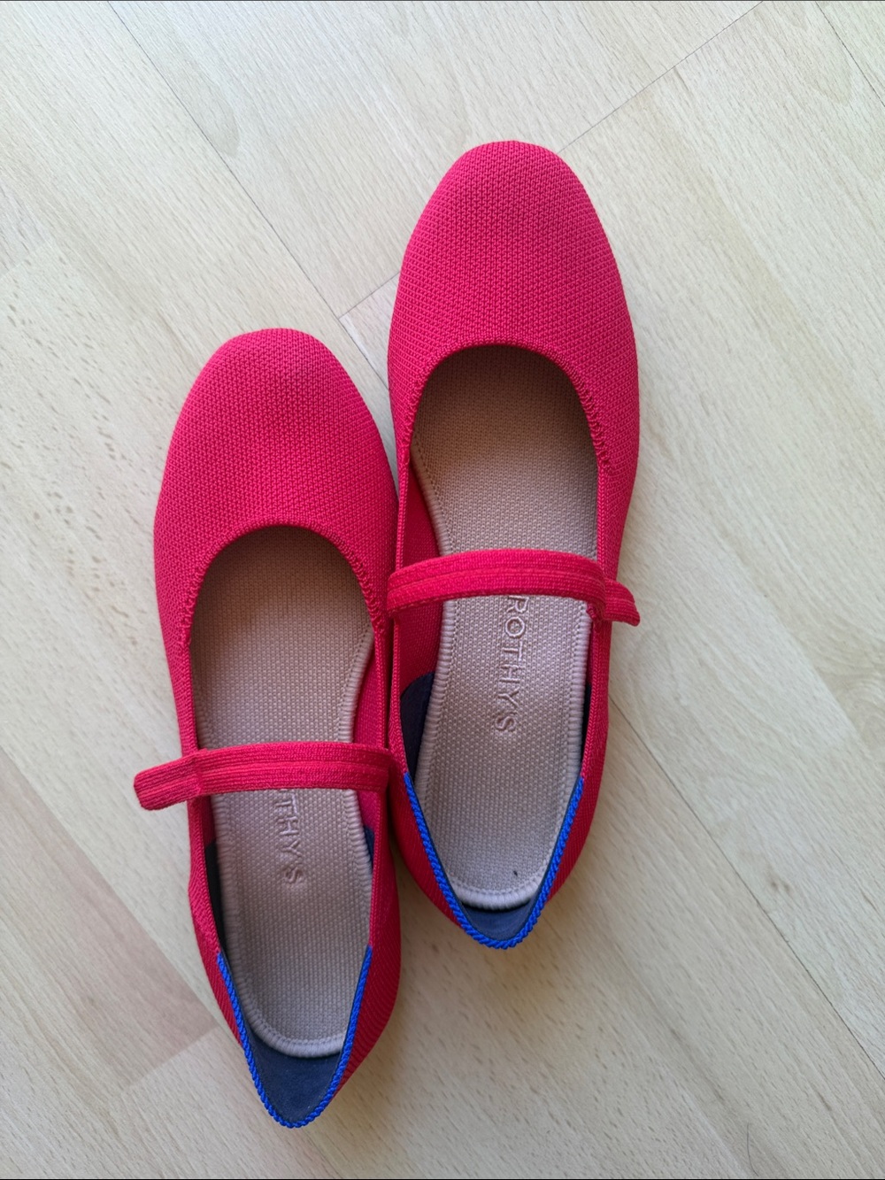 Rothy’s  Red Mary Jane Shoes 7